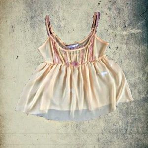 Victoria’s Secret yellow babydoll chemise 2000s